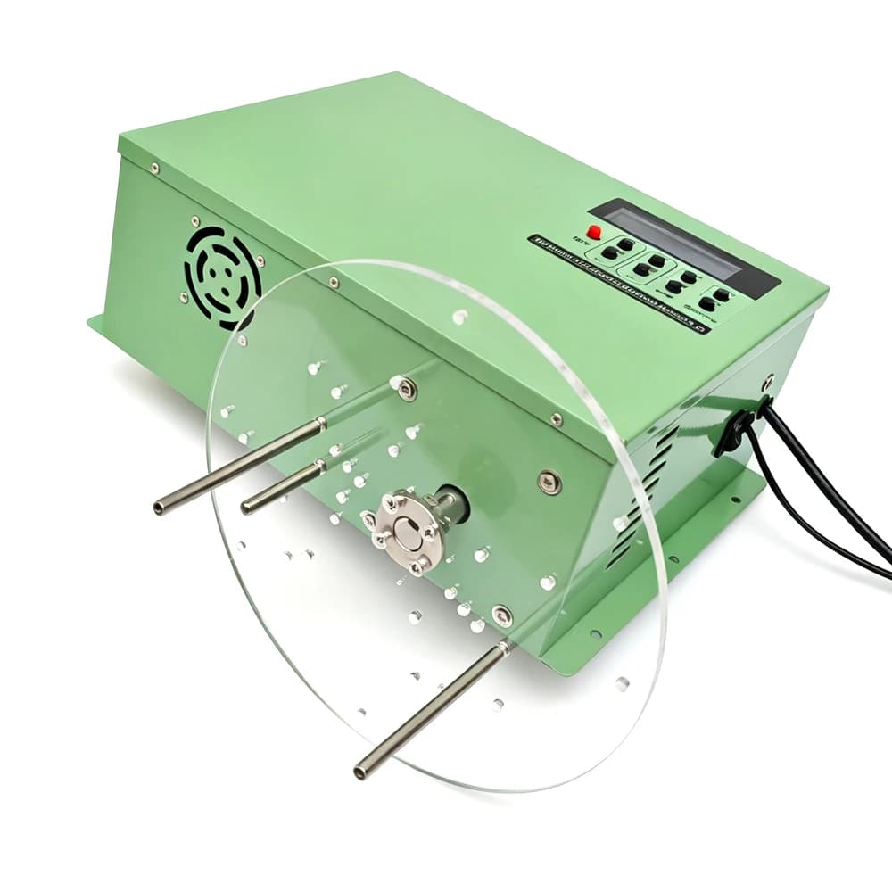 Multi-Purpose Winding Machine Electric Coiler for Yarn Thread Wire Webbing Nylon Rope Tape, Count Auto Stop, Foot Pedal, Desktop