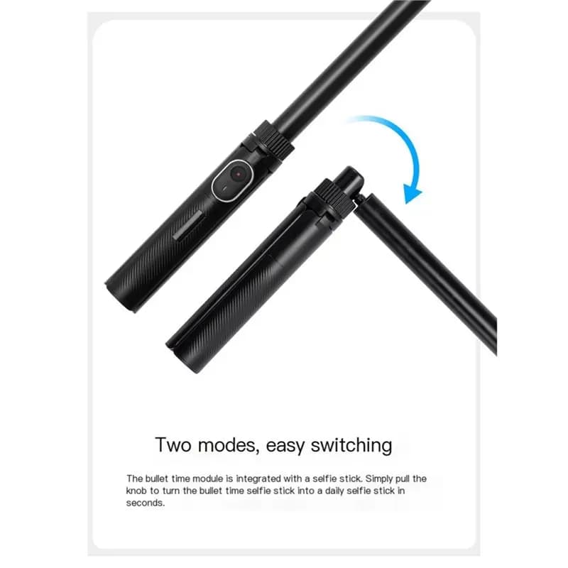 A13E-Camera Treppiede per selfie con telecomando wireless Bluetooth per fotocamere d'azione Insta 360/DJI/Gopro 11/10/9