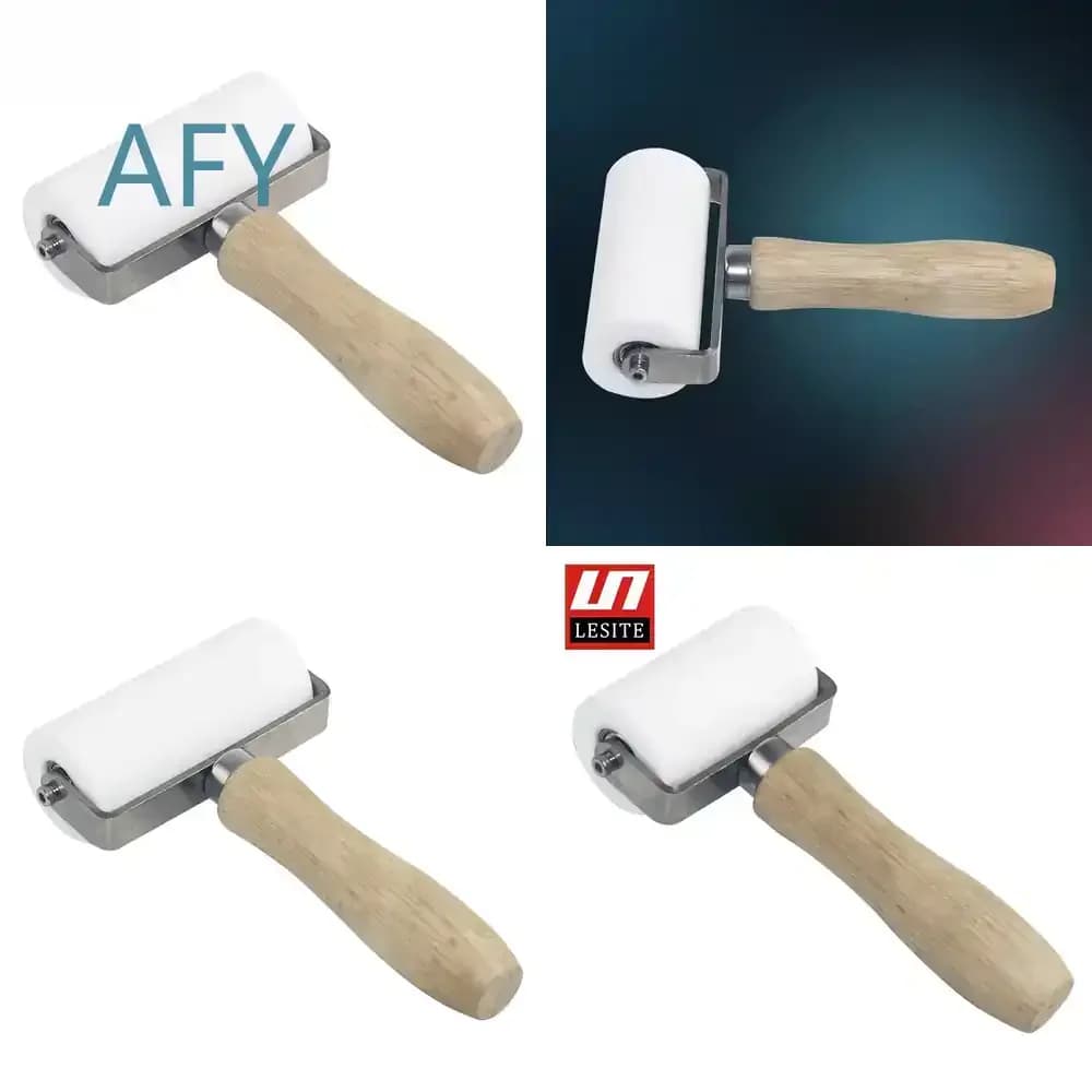Hot Air Gun Pressing Wheel Film Coil Welding Tool for Heat Welding Machines 90mm High Temperature Handheld Pressing Roller