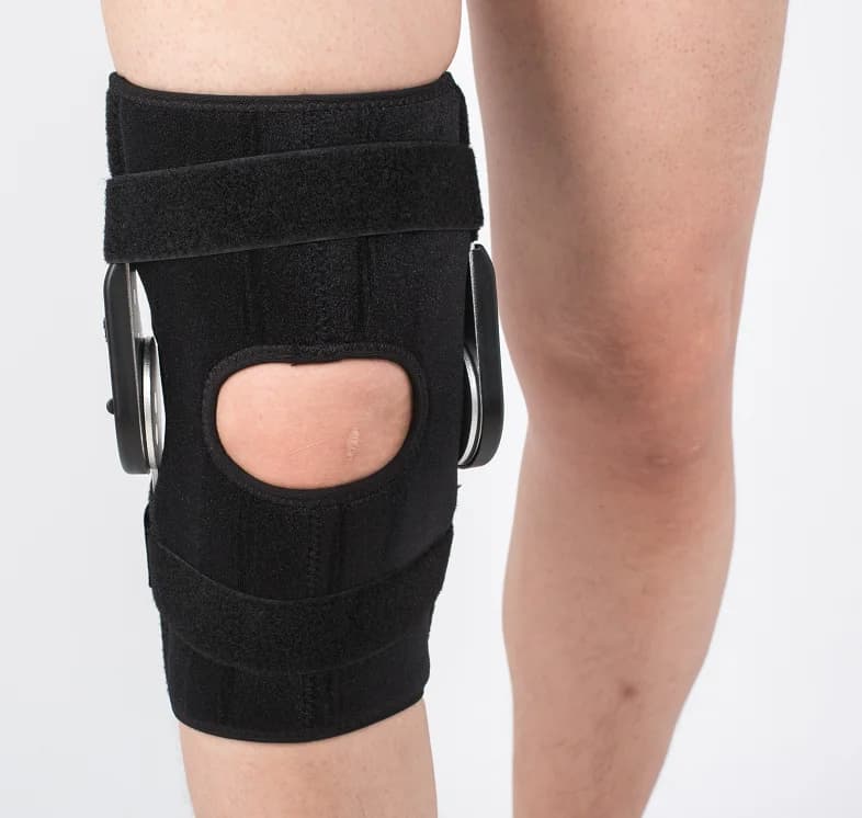 Ginocchiera regolabile comoda per osteoartrosi, ginocchiera regolabile (corta) per il dolore al ginocchio