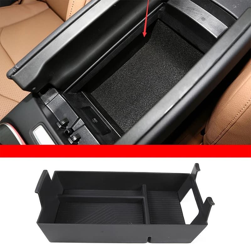 Bracciolo Scatola di Immagazzinaggio Scatola Organizzatore Vassoio Per Mercedes Benz Classe E W214 2024 2025 Console Centrale Scatola di Immagazzinaggio Accessori Auto