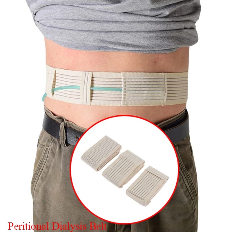S/M/L Breathable Abdominal Belt Adjustable Protective Belt for Back Support for Peritoneal Therapy