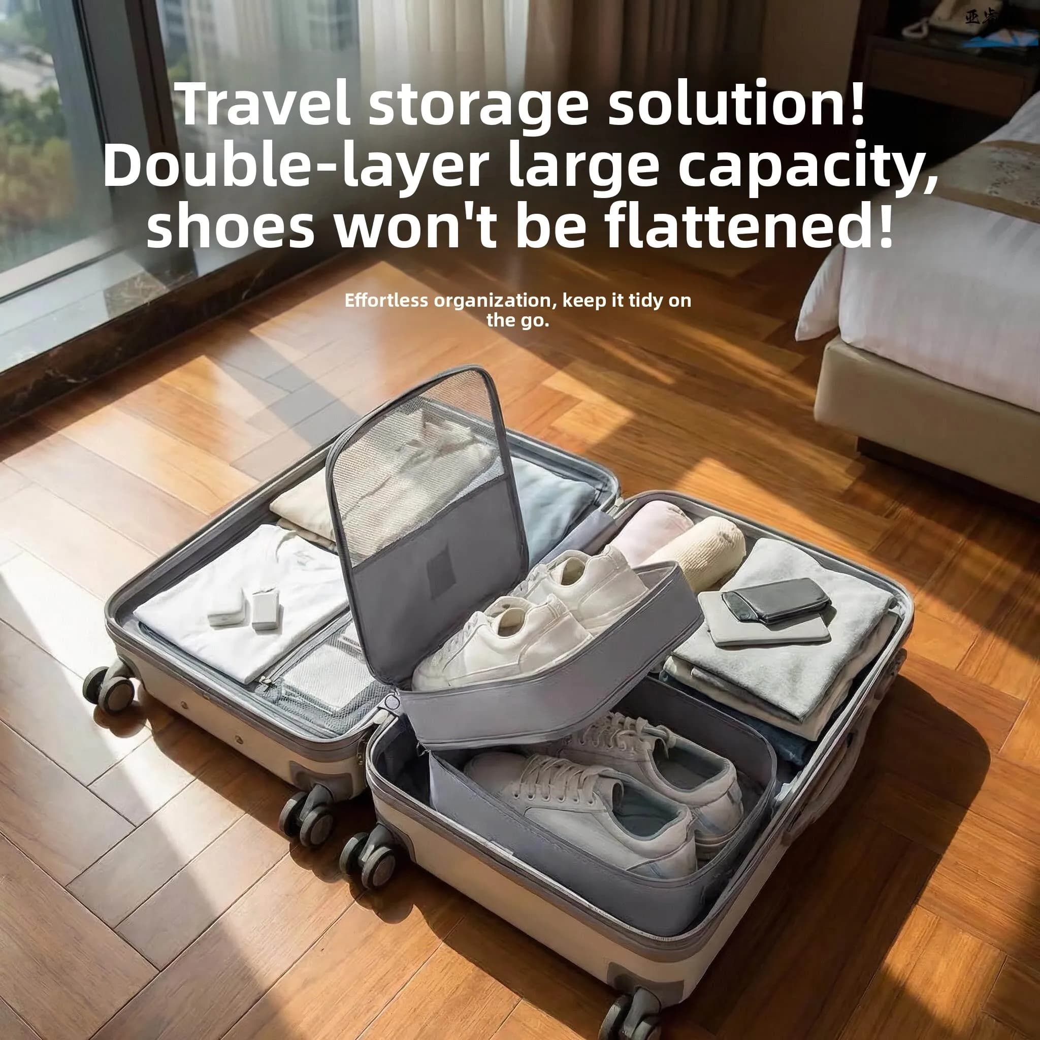 Portable Travel Shoe Storage Bag Dustproof Car Special Purpose Organizer Box Shoe Cover Boot Cover Shoe Bag Family Dustproof ...