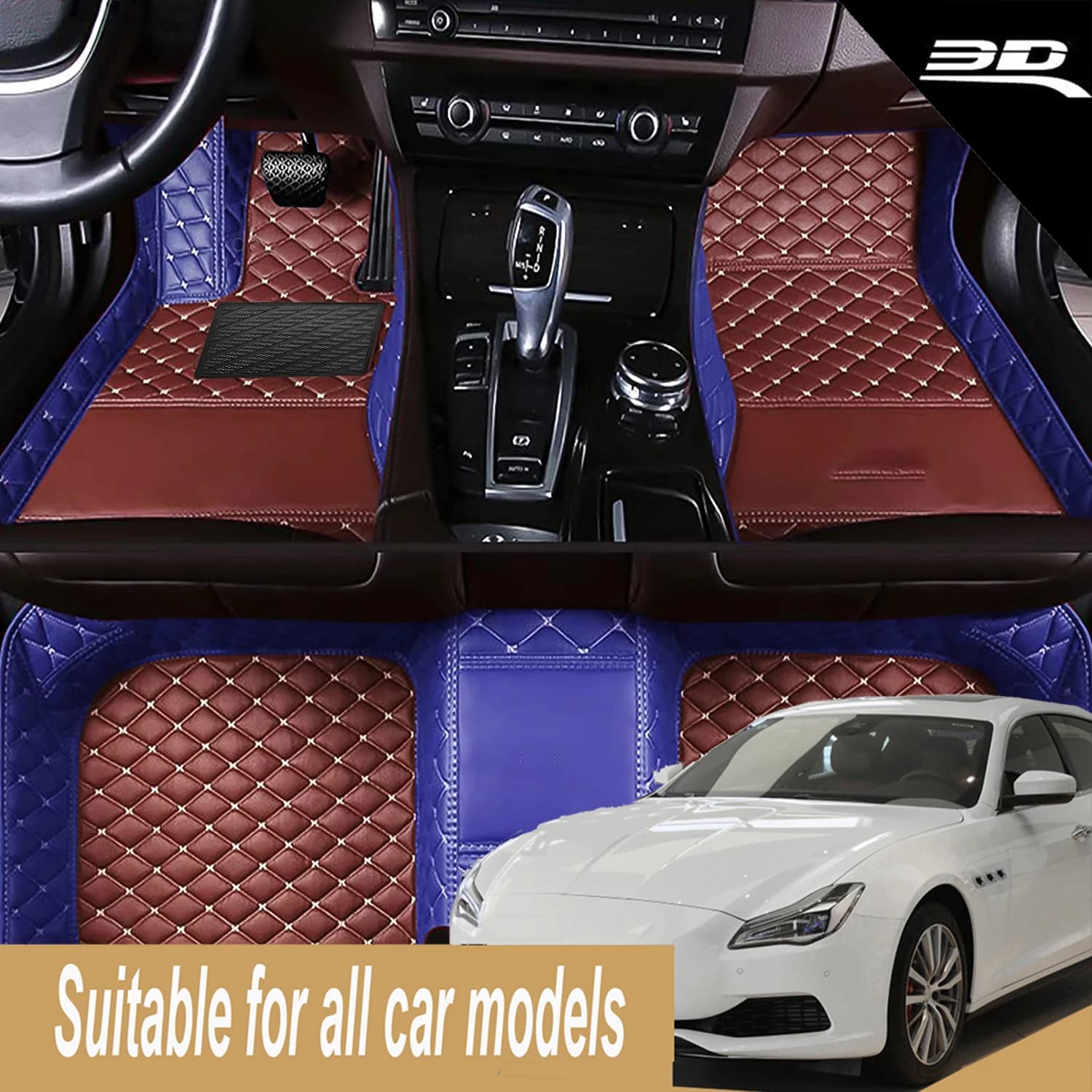 Tappetini auto personalizzati per Cadillac Escalade, tappeti per auto, accessori per auto, rivestimenti per pavimento