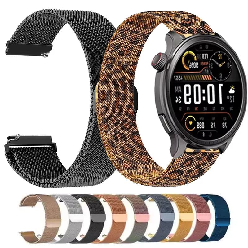 22mm Milanese Strap For Huami Amazfit BALANCE 2 Band Bracelet For Amazfit BALANCE 1/2 Smartwatch Accessories Steel Watchband