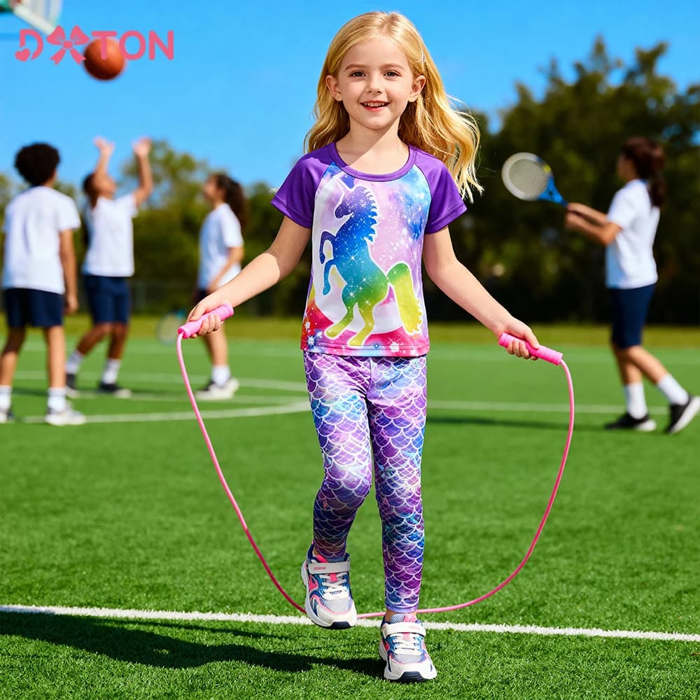 DXTON Leggings per ragazze a quadri con motivo a sirena, pantaloni primaverili autunnali per bambini, leggings slim a tubino, abbigliamento casual per bambine.