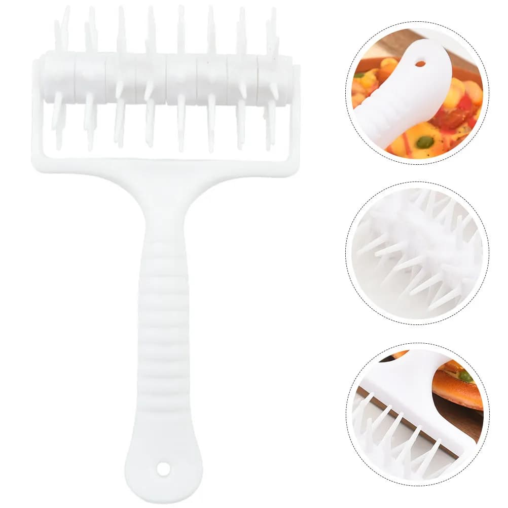 Rullo per Impasto, Foratore per Pizza, Perforatore per Pane, Strumento per Fare la Pizza, Foratore per Torte