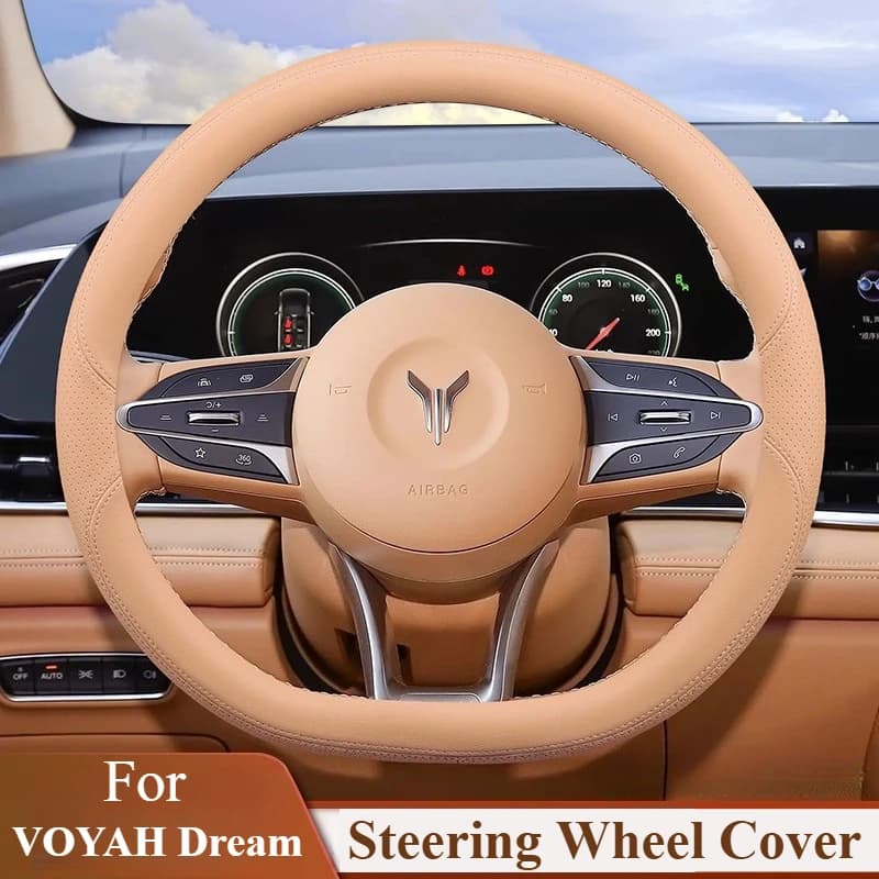 For VOYAH Dream 2024: Ultra-thin cover - Genuine leather handle with anti-slip technology (without tools)