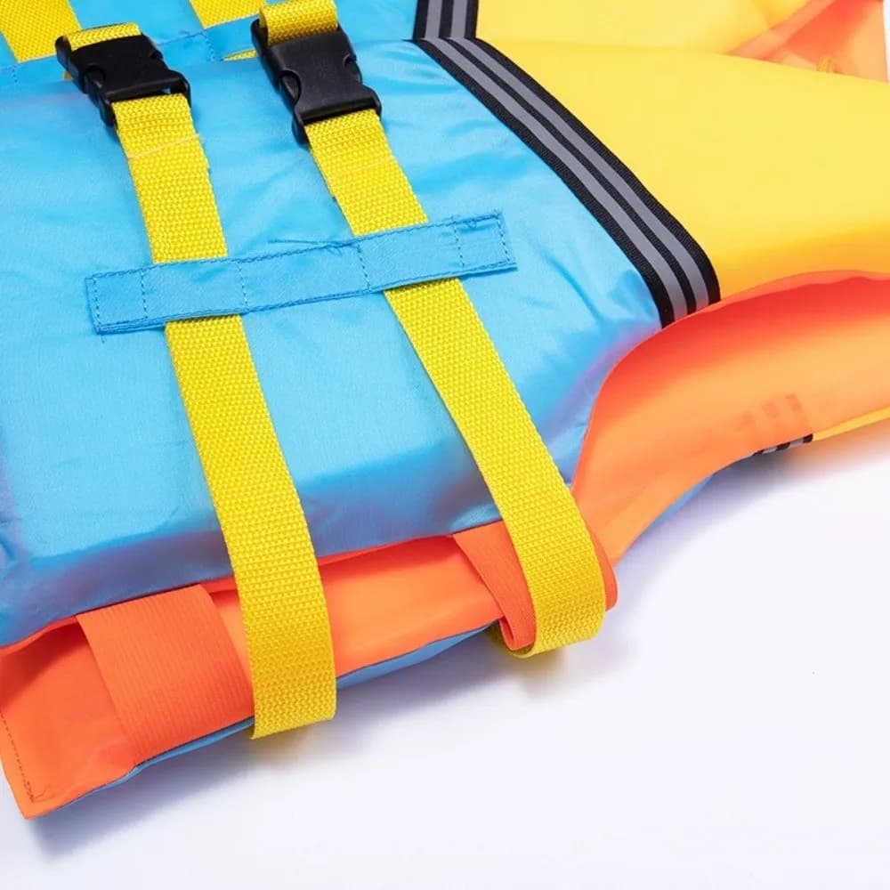 Universal Large Buoyancy Life Vest Jacket Portable Adjustable Straps Buoyancy Vest with Whistle Swimming Vest Jet Ski