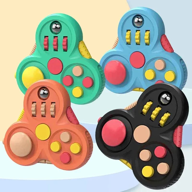 Controller di decompressione per bambini fidget spinner Toy Gyro Magic Square Gioco Gioco con la punta delle dita Giocattoli di decompressione creativi per bambini