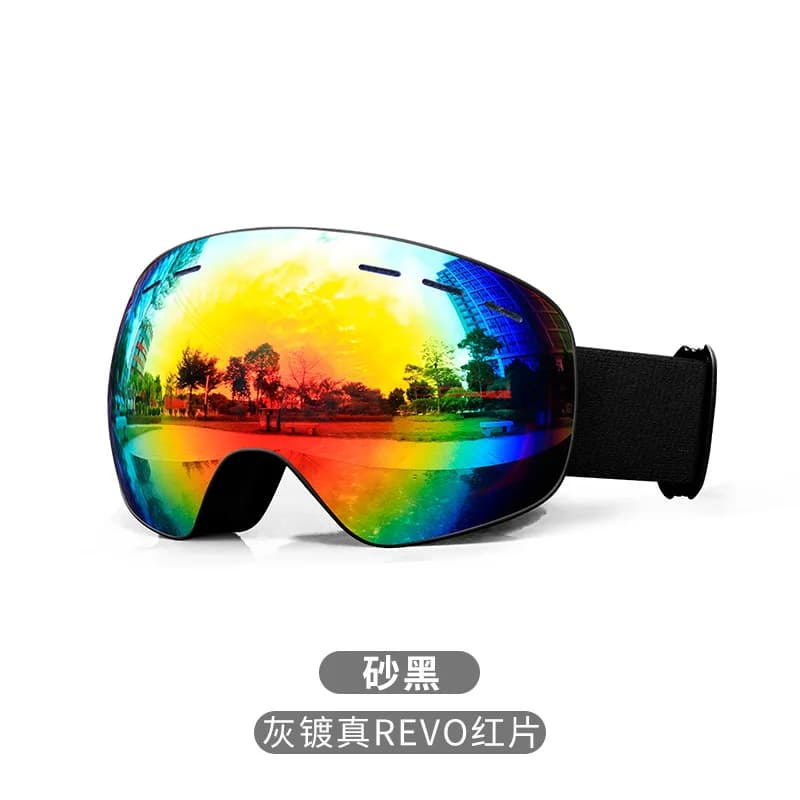 Nuovi occhiali da sci Uomo Donna Doppi strati Anti-appannamento Grande maschera da sci Occhiali UV Protezione Sci Inverno Neve Occhiali da snowboard