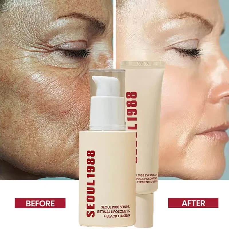 Korean 1988 Retinol Siero for Face Care Ginseng Black Niacinamide 2% Acid Hydrating Cream Anti Aging Rugues Skin Care