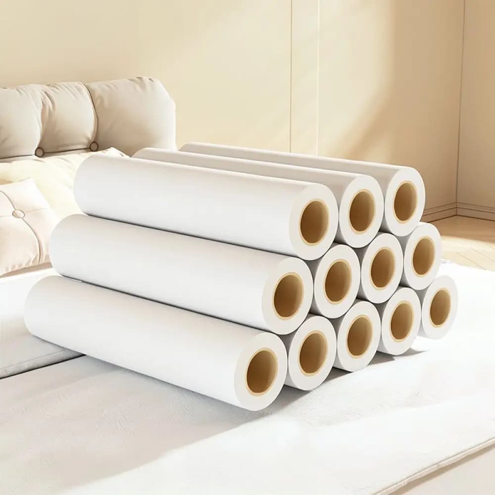 Strong Sticky Lint Roller Refill Sheets Hair Remover Tool For Home Cleaning Clothes Sofa Carpet Fabric Pet Fur Removal Kit