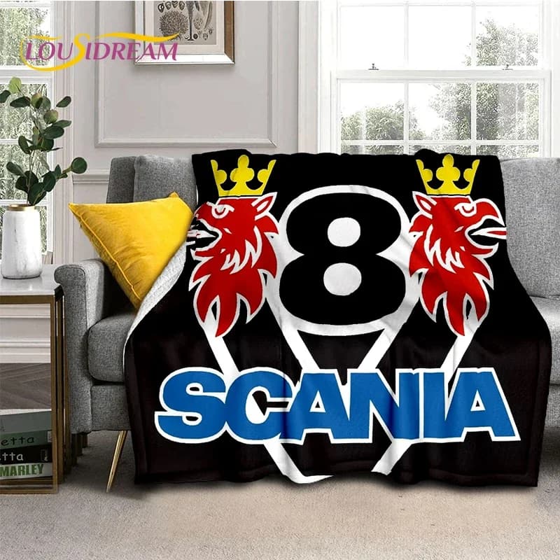29 Style S-Scania Top Class Truck Cartoon Soft Blankets,Throw Blanket Comfortable Blanket for Picnic Beds Sofa Home Kids Gifts