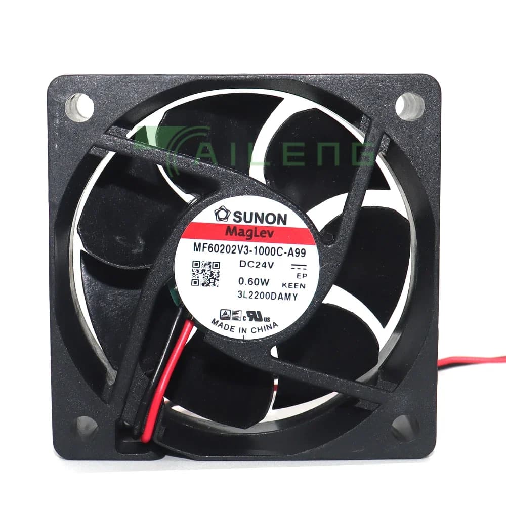 Silent 3D Printer Fan 60 mm MF60202V3-1000C-A99 New for Sunon 6020 24 V 6 cm Ultra Silent Cooling Fan 60X60X20mm