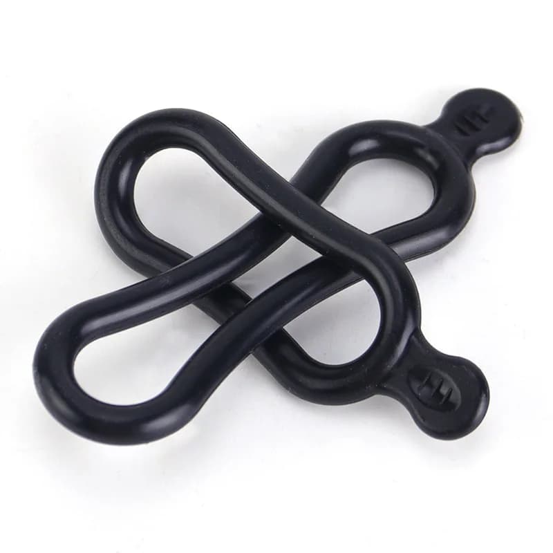 Durable Silicone Band Bike Light Mount Adjustable Handlebar Seatpost Attachment For Cycling Safety LED Flashlight Holder