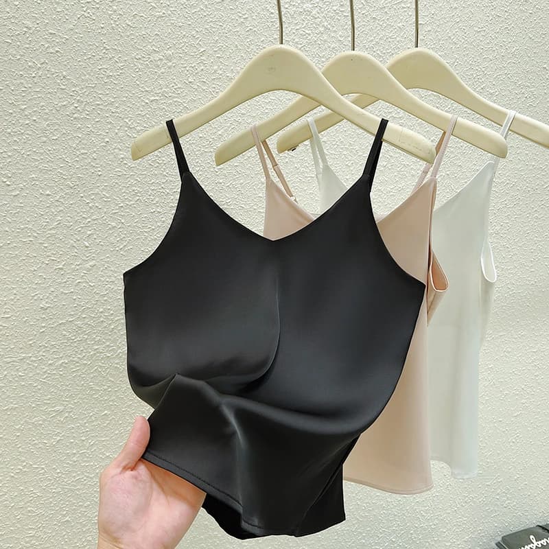 2026 Estate Canotta Sottile Maglia Donne Sexy Senza Maniche Con Scollo A V Grigio Tee Canotte Femminile Solido Nero/Bianco Coreano Crop Magliette E Camicette Y2k