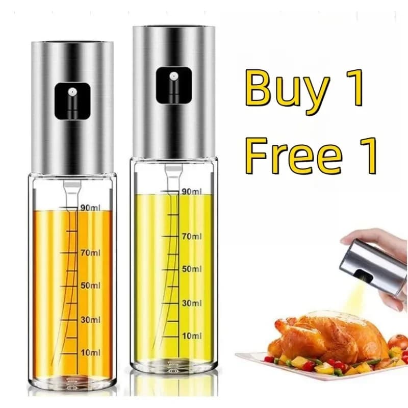 Bottiglia spray in vetro Utensile da cucina Spray Oliatore Condimento Bottiglia Pompa Pentola per olio Griglia a prova di perdite Dispenser di olio spruzzatore per barbecue