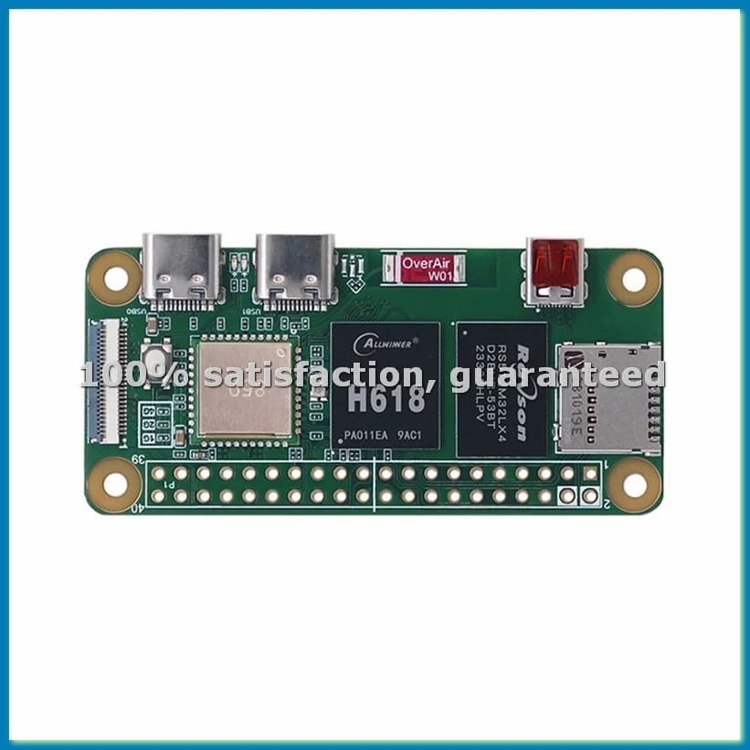 Scheda Madre per WalnutPi ZeroW con Allwinner H618, WiFi 2.4G/5G, Bluetooth 5.0, 4K e Antenna 2G-A23U