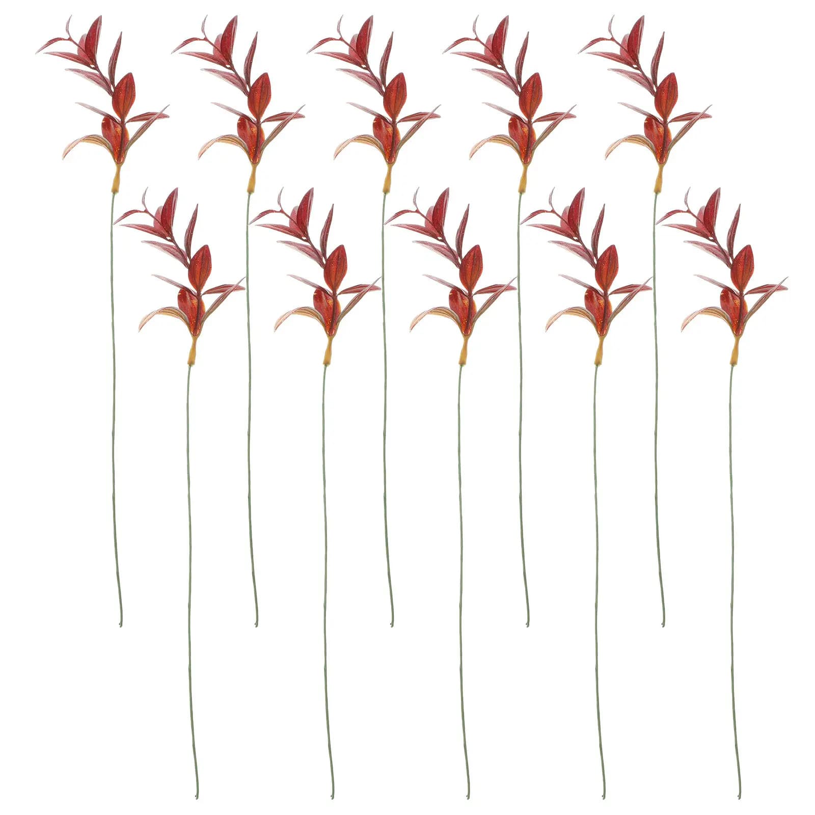 20 Pezzi di Piante Artificiali Realistiche per Decorazione Domestica, Centrotavola e Giardino
