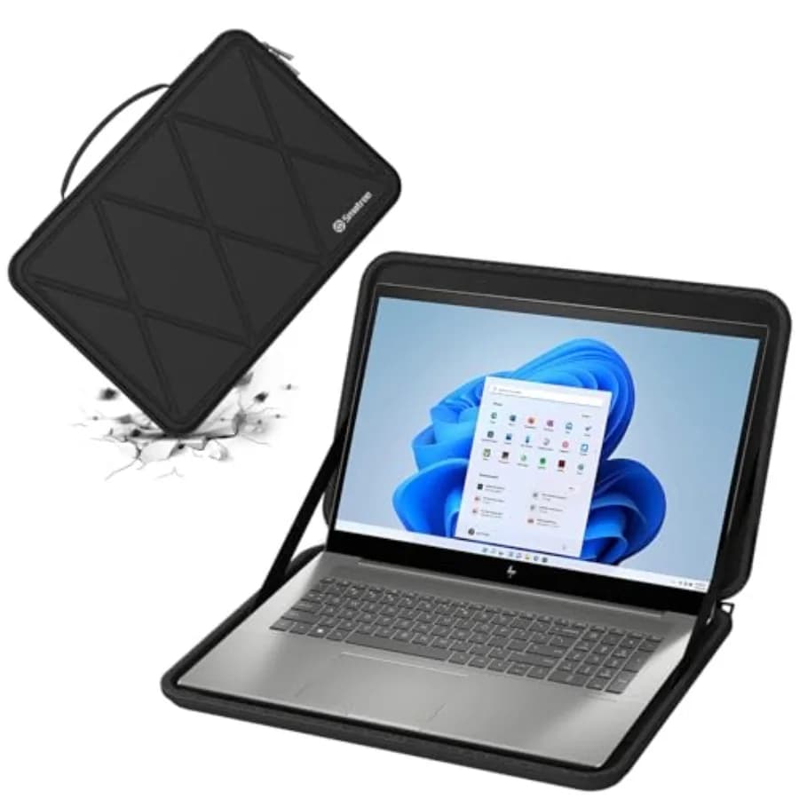 Custodia protettiva rigida in EVA compatibile con HP OmniBook X Next Gen AI 17 da 17,3 pollici dd0057nr/dd0047nr per HP OmniBo da 17,3 pollici