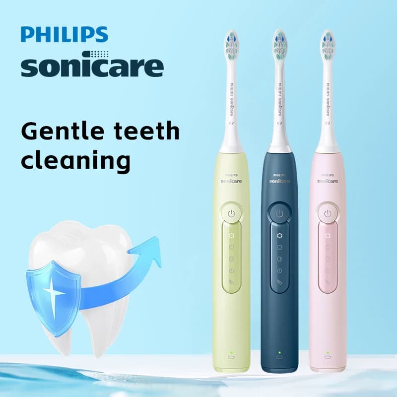 PHILIPS Electric Toothbrush Sonicare Series 5300 Scientific cleaning of long-lasting teeth with 5 modes Soft bristle brush