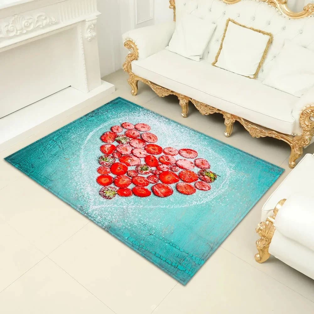 Fruit Vegetable Carpet Children's Bedroom Bedside Table Floor hallway Decoration Large carpets Kitchen Bathroom Non-slip Mat
