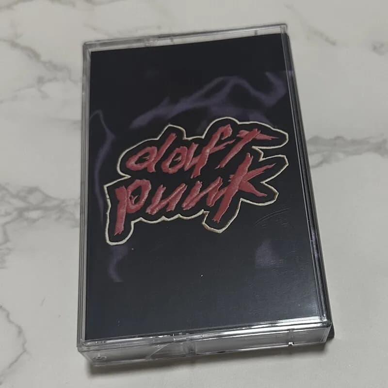 Daft Punk Classic Electronic Music Cassette Tape Retro Analog Audio Album Vintage Collection Cool Gift for Music Fans
