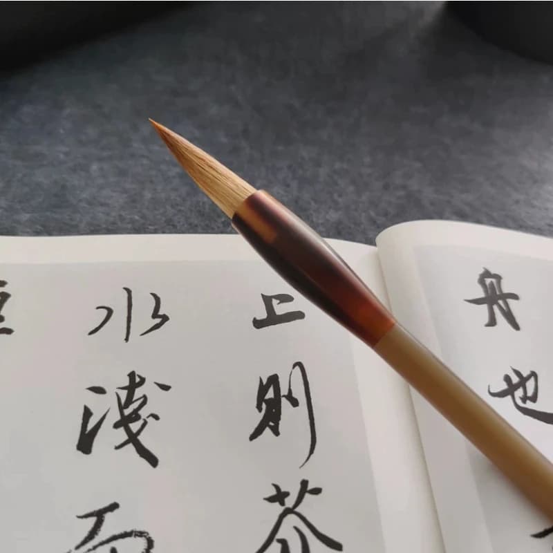 Professional Grade Weasel Hair Calligraphy Brush Set Ouyang Xun Regular Script Brush Traditional Chinese Painting Huzhou Brush