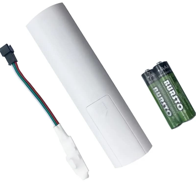 Sistema di Gestione Running-Water a 12 Tasti Bianco/Nero per Strisce LED WS2811, Telecomando RF a 4 Canali