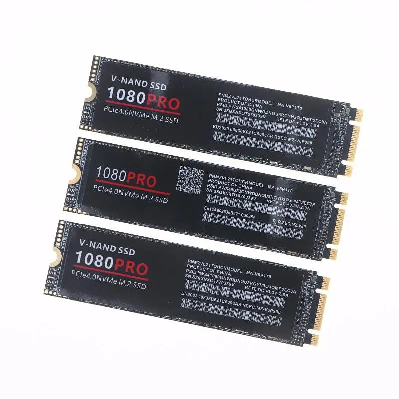2026 Must Have Game Upgrade 1080Pro 990Pro M2 NGFF 2280 PCIe Gen4 NVMe SSD 1TB 2TB 4TB Optimized Heatsink Internal Solid State
