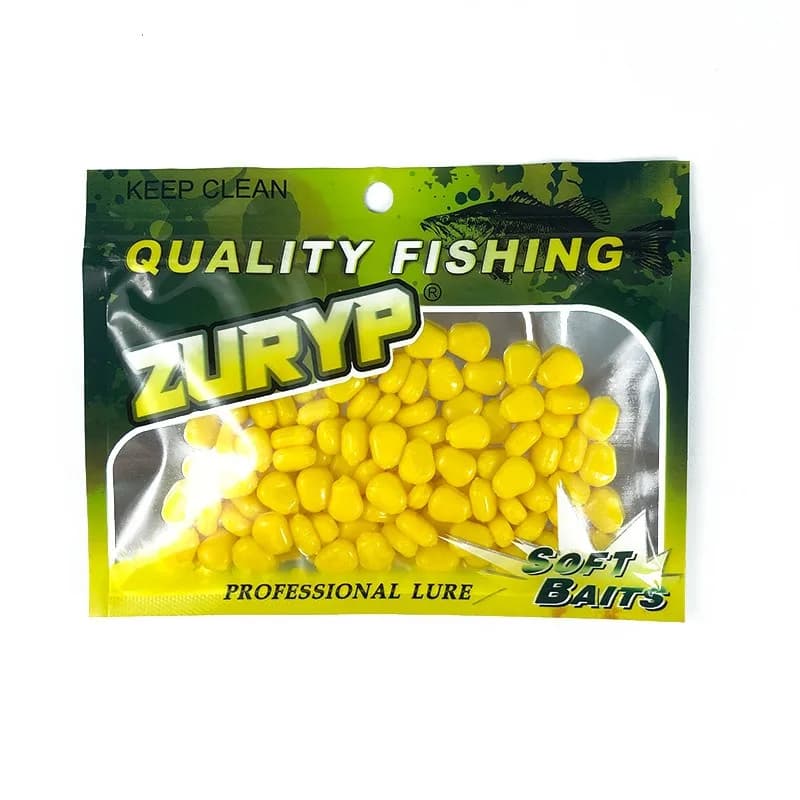 100 pz Silicone Odore di Mais Esca Morbida Galleggiante Acqua Mais Esche Da Pesca Alla Carpa Con Il Odore di Crema di Esche di Gomma Artificiale