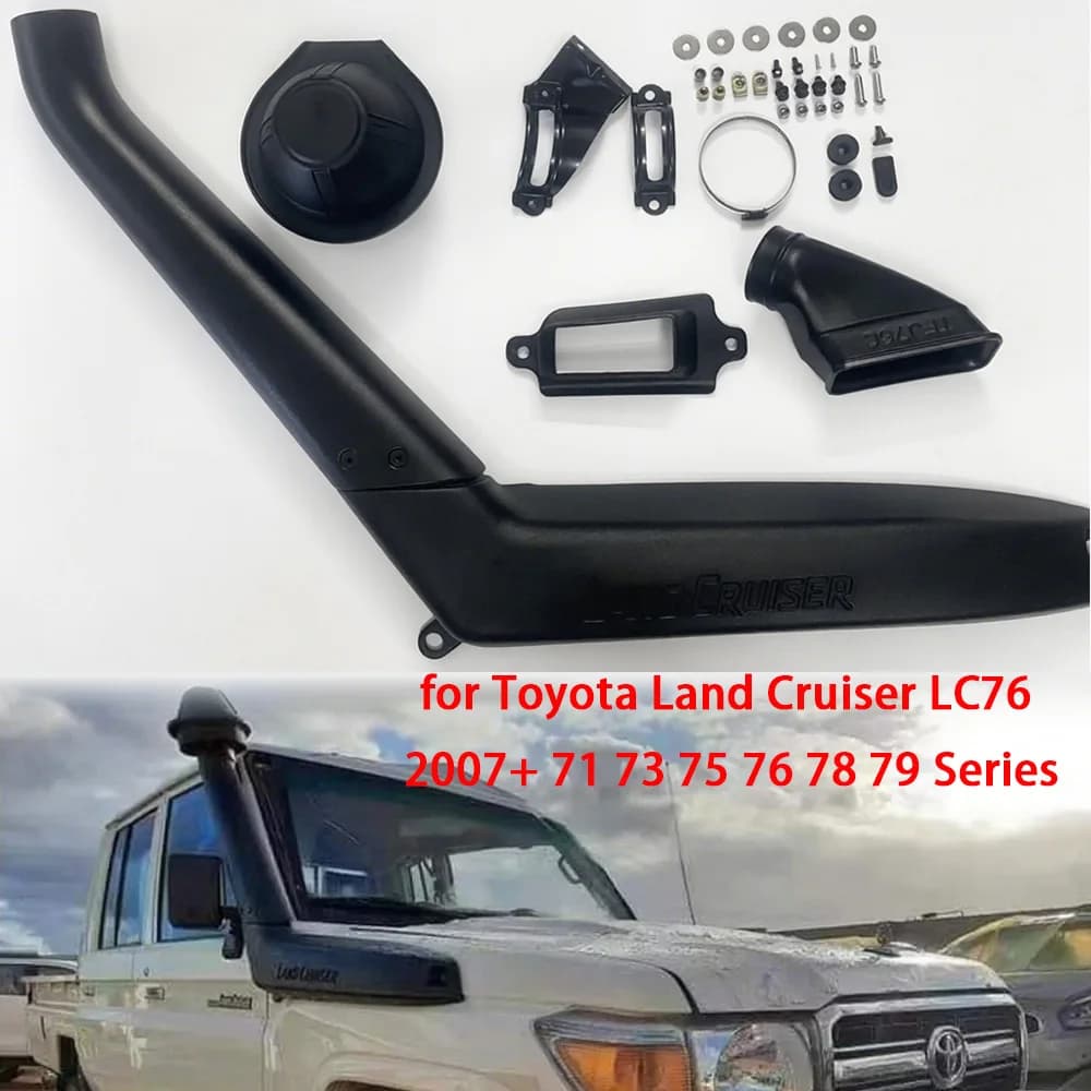 Snorkel Air Suction Kit for Toyota Land Cruiser Series 76 LC76 2024 2007 71 73 75 78 79 Off Road Snorkel Auto Accessories LLDPE