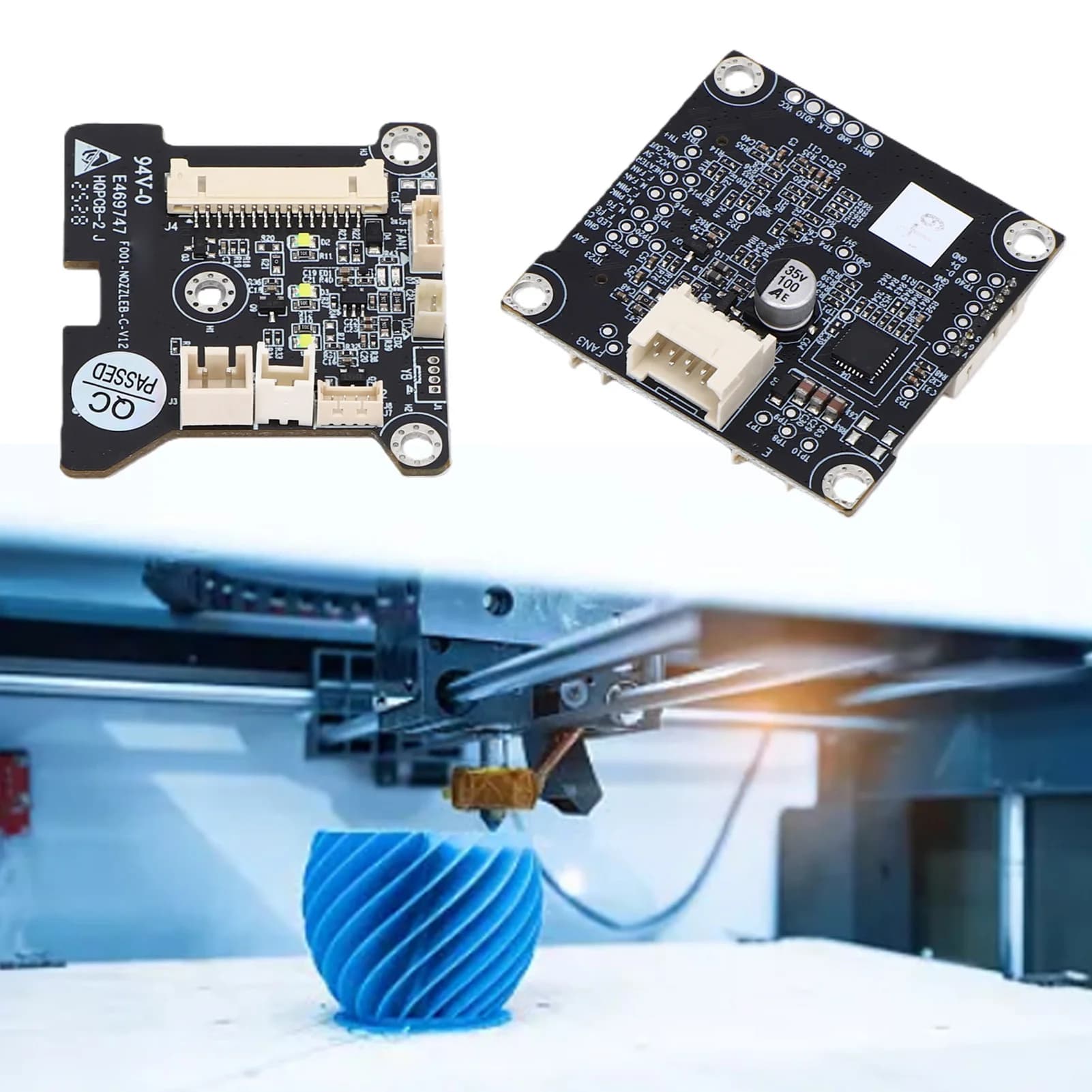 Piastra Adattatrice Hotend Compatibile con Stampanti 3D Creality Ender-3 V3, V3 Plus, Ender-5 Max - Modulo Adattatore PCBA T9_GD32F303CBT6_1