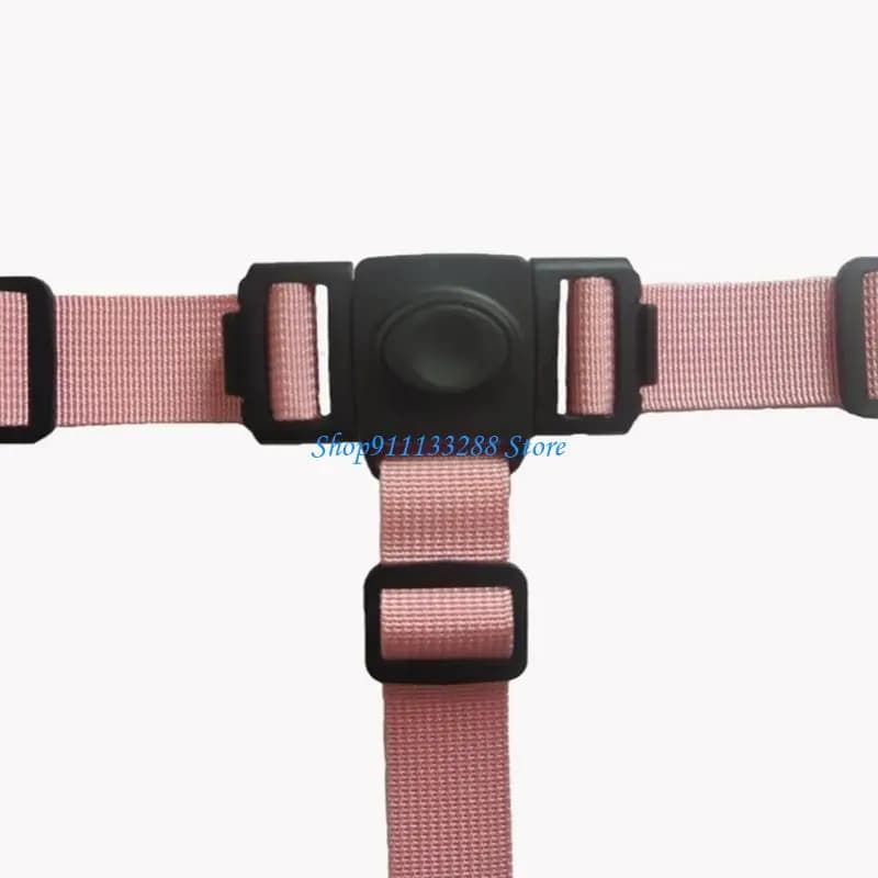 G88D Comoda imbracatura sicurezza per bambini a 3 punti per l'uso seggiolone e passeggino