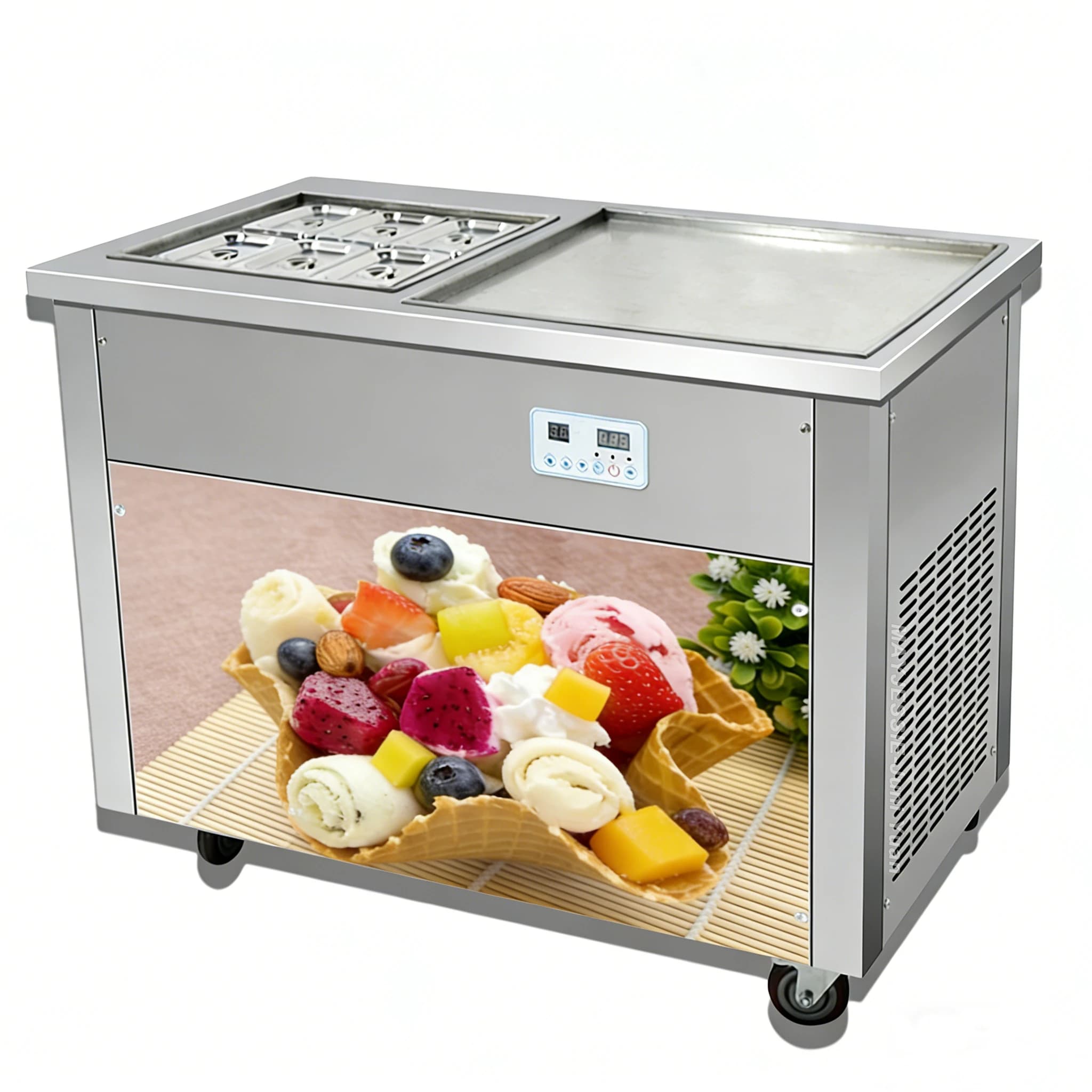 Distributore Automatico di Gelato Facile da Usare, Macchina per Gelato Spaghetti e Pasta, Gelatiera Professionale