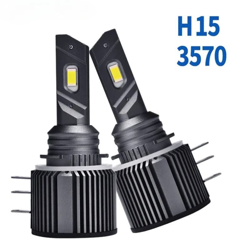 Fari LED EURS H15 LED Canbus 6500K 110W 12000LM Fari LED automobilistici CSP 3570 Turbo Fendinebbia 12V