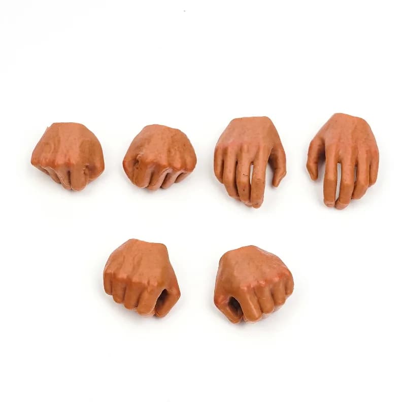 EL001 Modello di Mani Maschili in Scala 1/6, Modello di Mano a Forma di Pugno Aperto per Action Figure da 12'', Accessorio Fai-da-Te per Bambole PH TBL