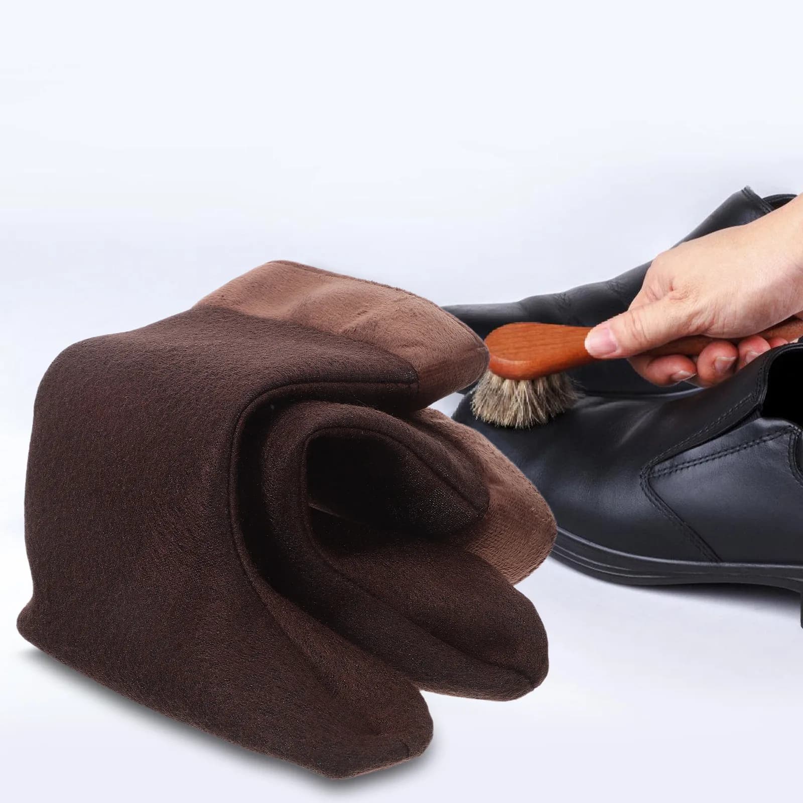 Rain Boot Liner Warm Soft Thickened Wear Resistant Thermal Fleece Liner Waterproof Insulated Socks Winter Anti Cold Rain Shoes