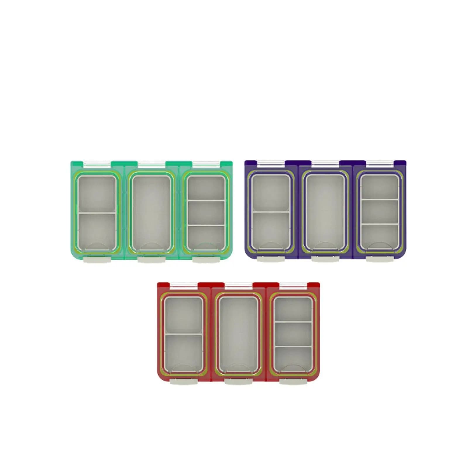 Transparent fishing hook box Convenient use Portable water resistant bait box for freshwater fly fishing accessories