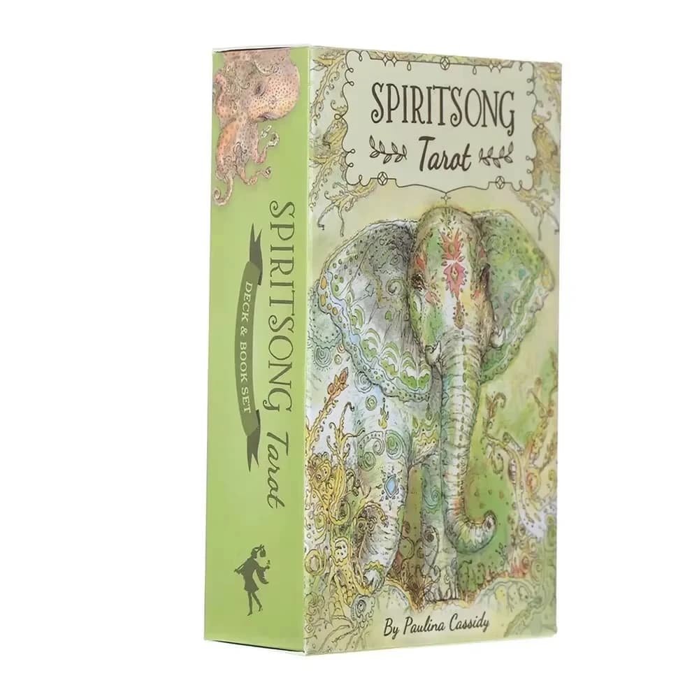 Carte dei tarocchi Spiritsong Guida mistica Divinazione Intrattenimento Partys Gioco da tavolo Supporta all'ingrosso 78 fogli/scatola