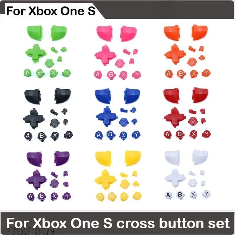 For Xbox One S Button Set Replacement Repair Kit Multi-color Controller Buttons Accessories