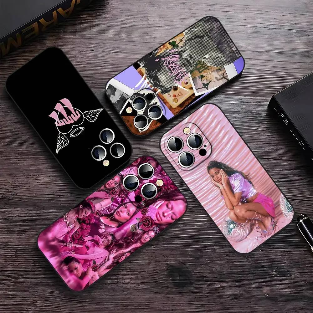 Custodia per telefono T-Tini S-Stoessel nera che adatta per iPhone 17,16,15,11,13,14 Pro Max,Plus,X,Xr,Xs Max,13Mini