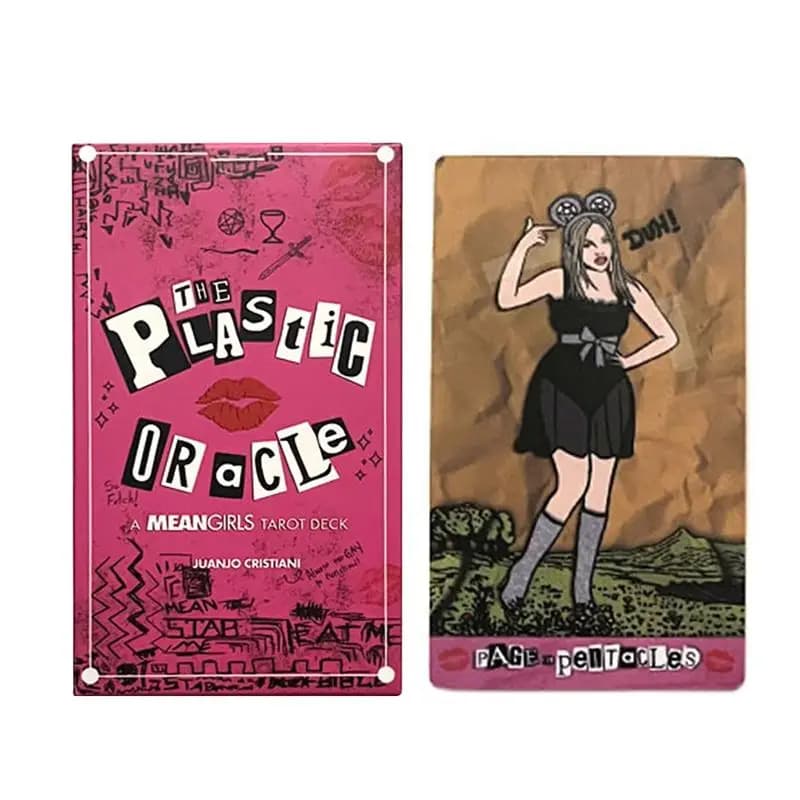 Carta dei tarocchi da 12x7 cm Versione inglese completa Una marcia di tarocchi per ragazze medie Mazzo di oracoli psicologico a tema cinematografico Carta di divinazione misteriosa