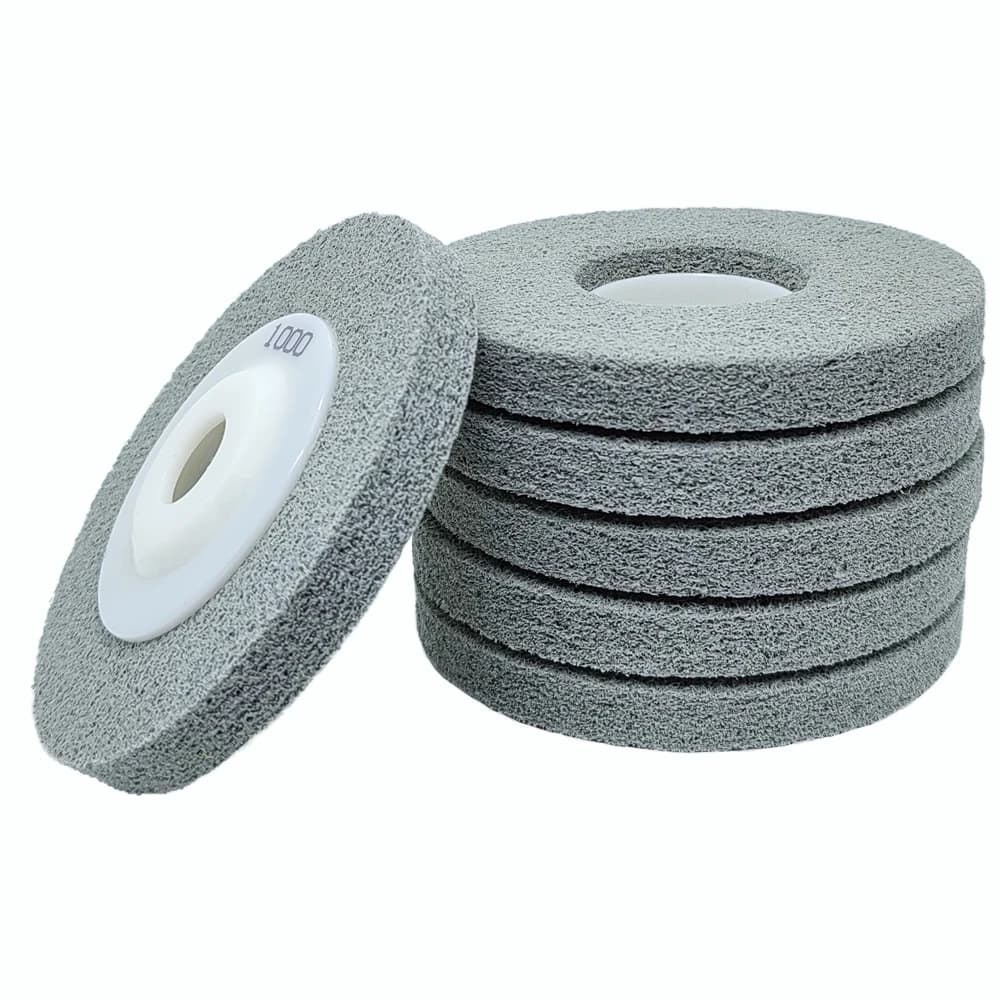 1PC 4 inch 100mm abrasive disc for polishing nylon fiber abrasive disc for grinder angular granite marble tiles grana 80-1000 #