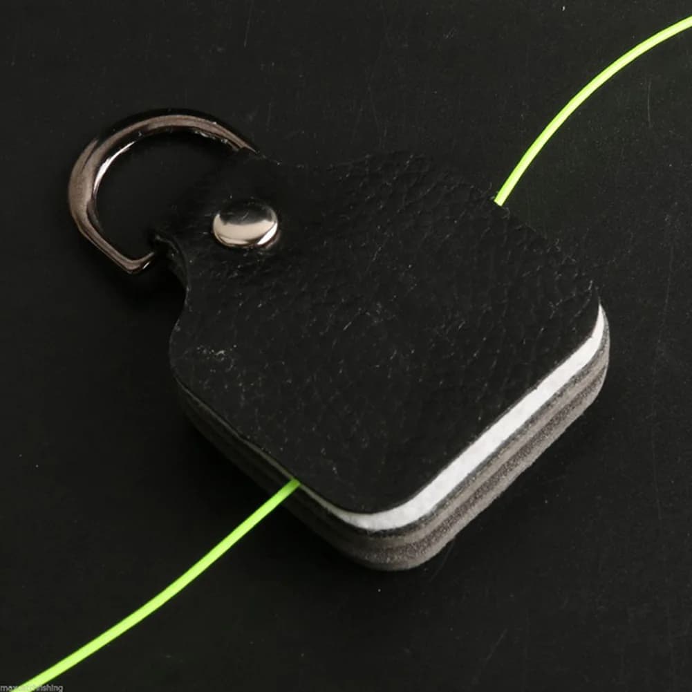 Vendita calda Nuovo pratico toppa da pesca con mosca Toppa per asciugatrice da pesca a mosca Pelle + detergente per lenze in cotone Accessori per la pesca con mosche secche