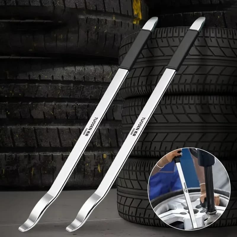 Set di 1/2 Pezzi Leve per Pneumatici, Kit di Riparazione Gomme, Sollevatore per Cerchioni, Cambio Pneumatici per Moto, Bici, Scooter, Biciclette