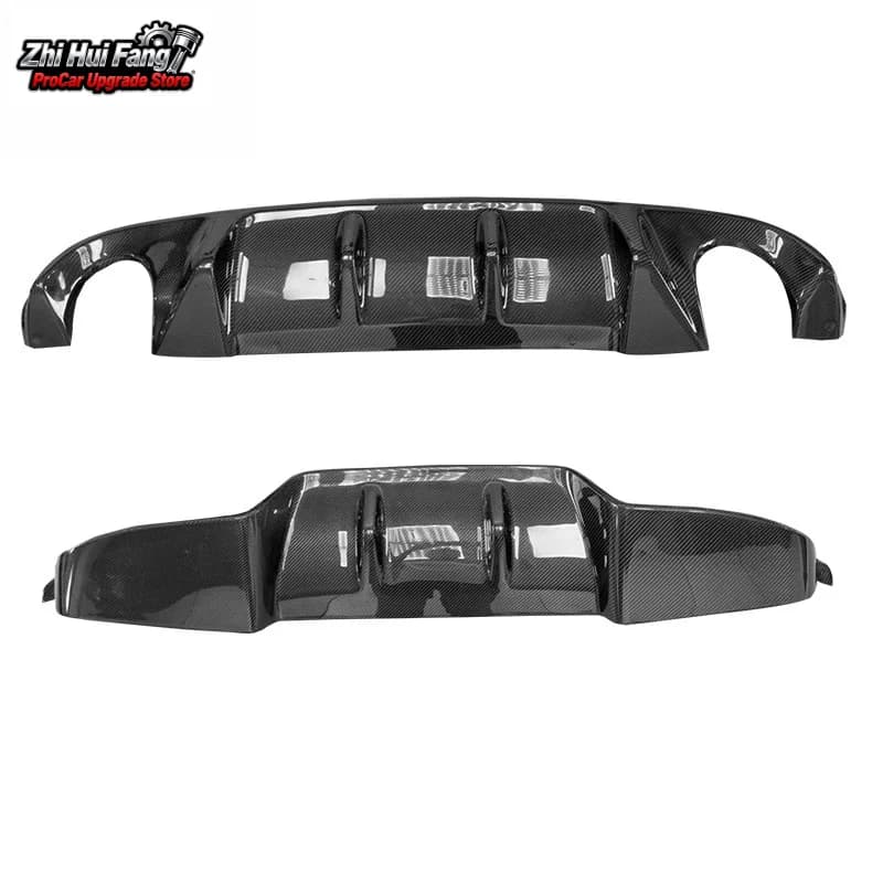 Adatto per Infiniti Q50 versione giapponese labbro di coda in fibra di carbonio protezione spoiler inferiore diffusore posteriore modificato