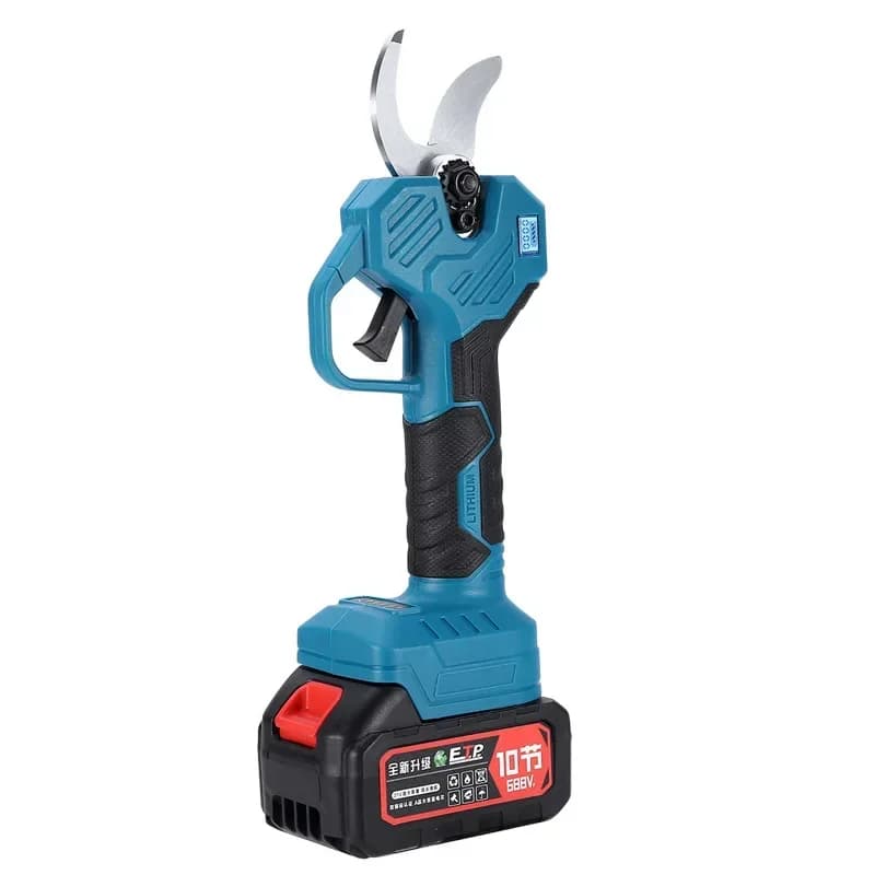 Electric garden shears for fruit trees Electric shears for thick branches with high power Shelf shears with four-speed adjustment