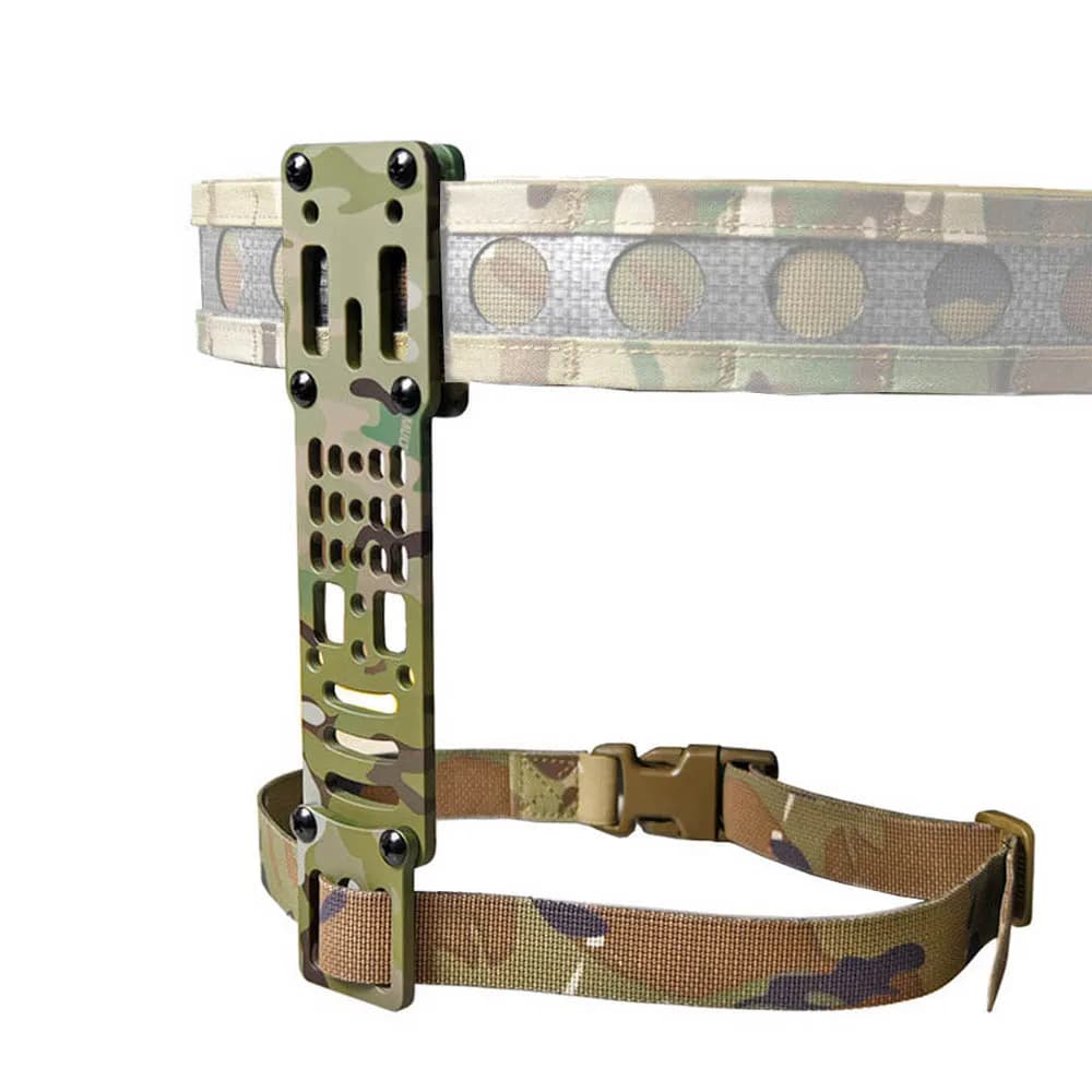 Metal Modular Pistol Holster Adapter Drop Leg Carry Platform Compatible QLS Adjustable Hunting Combat Airsoft Holster Accessory